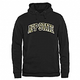Men's Appalachian State Mountaineers Arch Name Pullover Hoodie - Black -,baseball caps,new era cap wholesale,wholesale hats